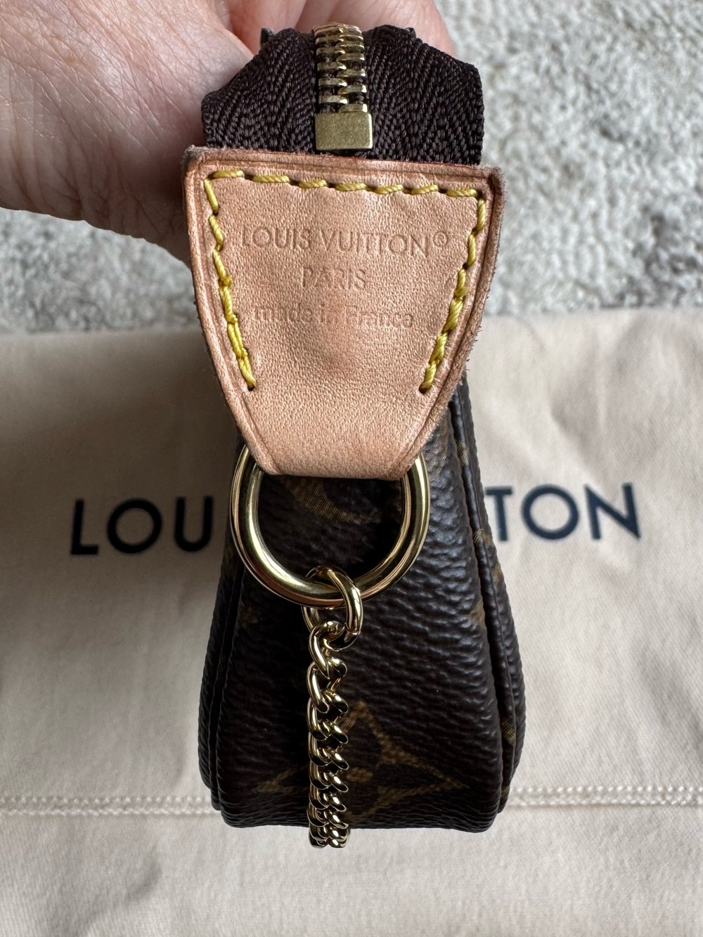 Louis Vuitton Mini Pouchette Accessories In Monogram - Picture 7 of 15